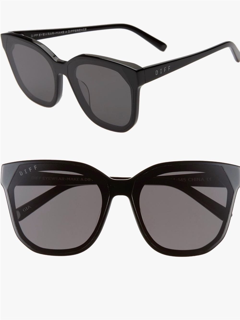 DIFF
Gia 62mm Oversize
Square Sunglasses